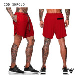 SHORT ROJO
